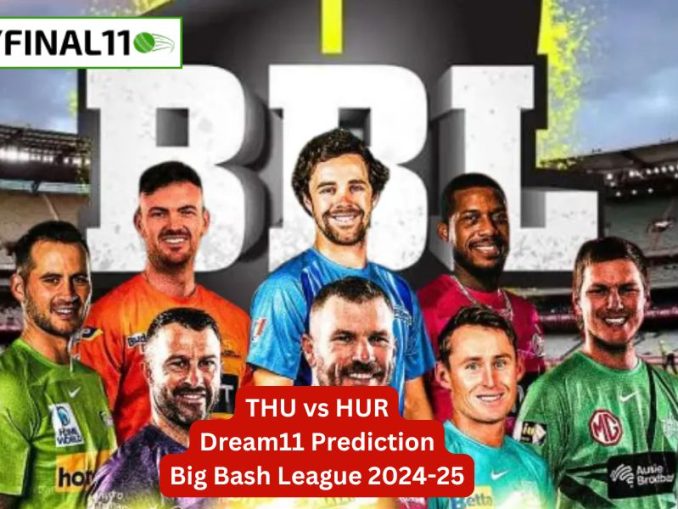 THU vs HUR Match Prediction, BBL 2025, 27th Match Win Prediction