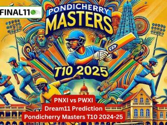 PNXI vs PWXI Match Prediction, 5th Match, Pondicherry Masters T10: Win Prediction.