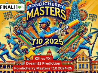 KXI vs YXI Match Prediction, 6th Match, Pondicherry Masters T10: Win Prediction