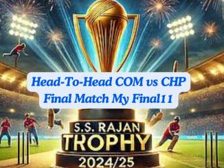 COM vs CHP Player Battle, Head to Head Team Stats, Team Record – Tamil Nadu T20 S.S.Rajan Trophy 2024-25