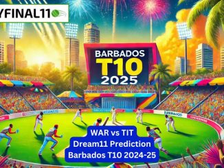 WAR vs TIT Match Prediction, 23rd Match, West Indies Barbados T10: Win Prediction