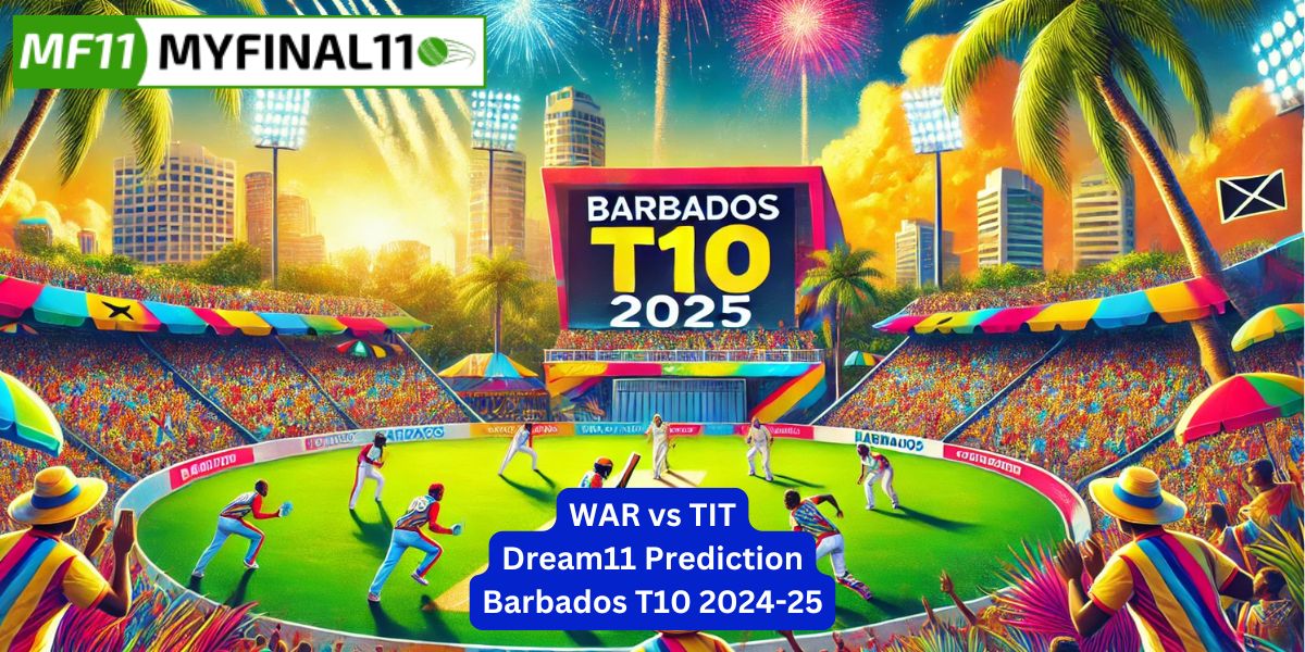 WAR vs TIT Match Prediction, 23rd Match, West Indies Barbados T10: Win Prediction