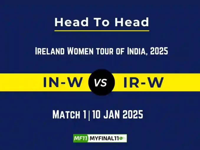 IN-W vs IR-W Player Battle, Head to Head Team Stats, Team Record 2025