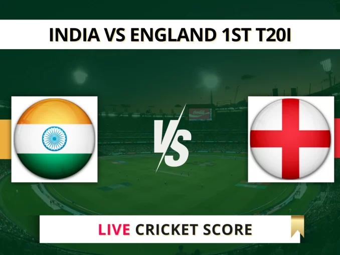 IND vs ENG Live Cricket Score, 1st T20I, England tour of India, 2025