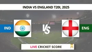 IND vs ENG Live Cricket Score, India vs England T20I, 2025