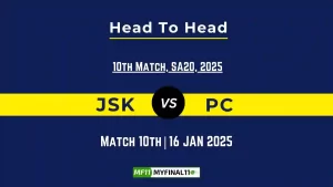 JSK vs PC Player Battle, Head to Head Team Stats, Team Record 2025