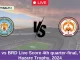 KAR vs BRD Live Score 4th quarter-final, Vijay Hazare Trophy, 2024