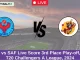 KWM vs SAF Live Score 3rd Place Play-off, KCC T20 Challengers A League, 2024