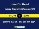 MUM vs SAU Player Battle, Head to Head Team Stats, Team Record – Indian Domestic OD Trophy 2025