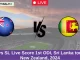 NZ vs SL Live Score 1st ODI, Sri Lanka tour of New Zealand, 2024