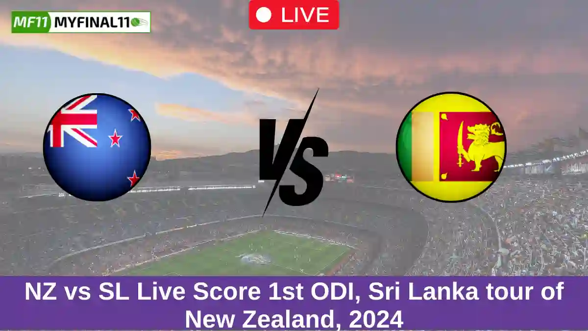 NZ vs SL Live Score 1st ODI, Sri Lanka tour of New Zealand, 2024