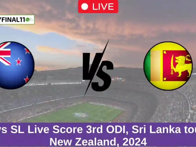 NZ vs SL Live Score 3rd ODI, Sri Lanka tour of New Zealand, 2024