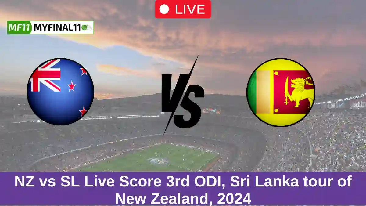 NZ vs SL Live Score 3rd ODI, Sri Lanka tour of New Zealand, 2024