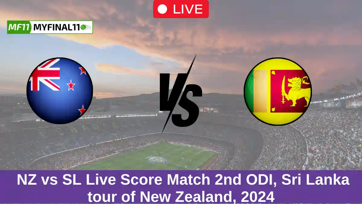 NZ vs SL Live Score: Scorecard, Ball by Ball Commentary - 2nd OD