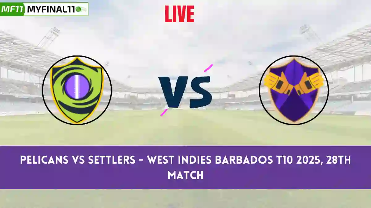 PEL vs SET Live Score Scorecard, Ball by Ball Commentary - Match 28, West Indies Barbados T10 2025