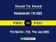 PNXI vs PSXI Player Battle, Head to Head Team Stats, Team Record – Pondicherry T10 2025