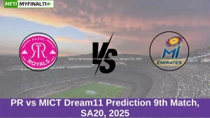 PR vs MICT Dream11 Prediction 9th Match, SA20, 2025