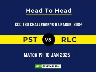 PST vs RLC Player Battle, Head to Head Team Stats, Team Record 2025