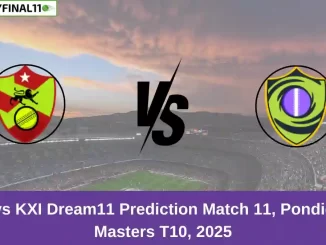 PSXI vs KXI Dream11 Prediction Match 11, Pondicherry Masters T10, 2025