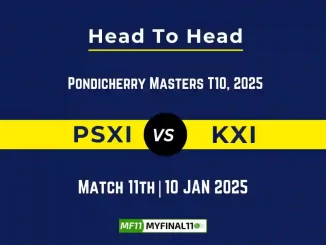 PSXI vs KXI Player Battle, Head to Head Team Stats, Team Record 2025