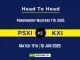 PSXI vs KXI Player Battle, Head to Head Team Stats, Team Record 2025