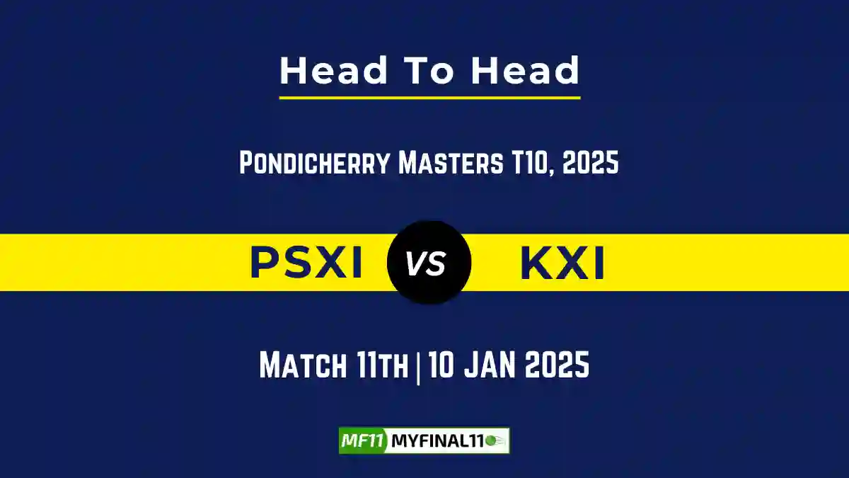 PSXI vs KXI Player Battle, Head to Head Team Stats, Team Record 2025