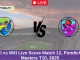 PWXI vs MXI Live Score Match 12, Pondicherry Masters T10, 2025