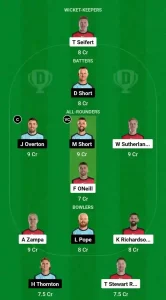 REN vs STR Dream11 Prediction