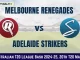 REN vs STR Dream11 Prediction Today Match 20 Pitch Report, Playing11 and Stats Australian T20 League Bash 2024-25