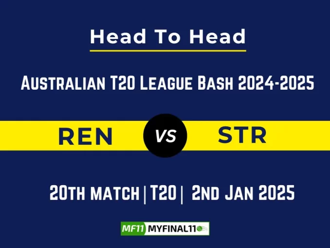 REN vs STR Player Battle, Head to Head Team Stats, Team Record