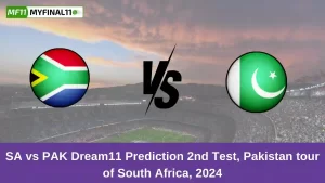 SA vs PAK Dream11 Prediction 2nd Test, Pakistan tour of South Africa, 2024