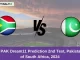 SA vs PAK Dream11 Prediction 2nd Test, Pakistan tour of South Africa, 2024