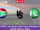 SA vs PAK Live Score 2nd Test, Pakistan tour of South Africa, 2024