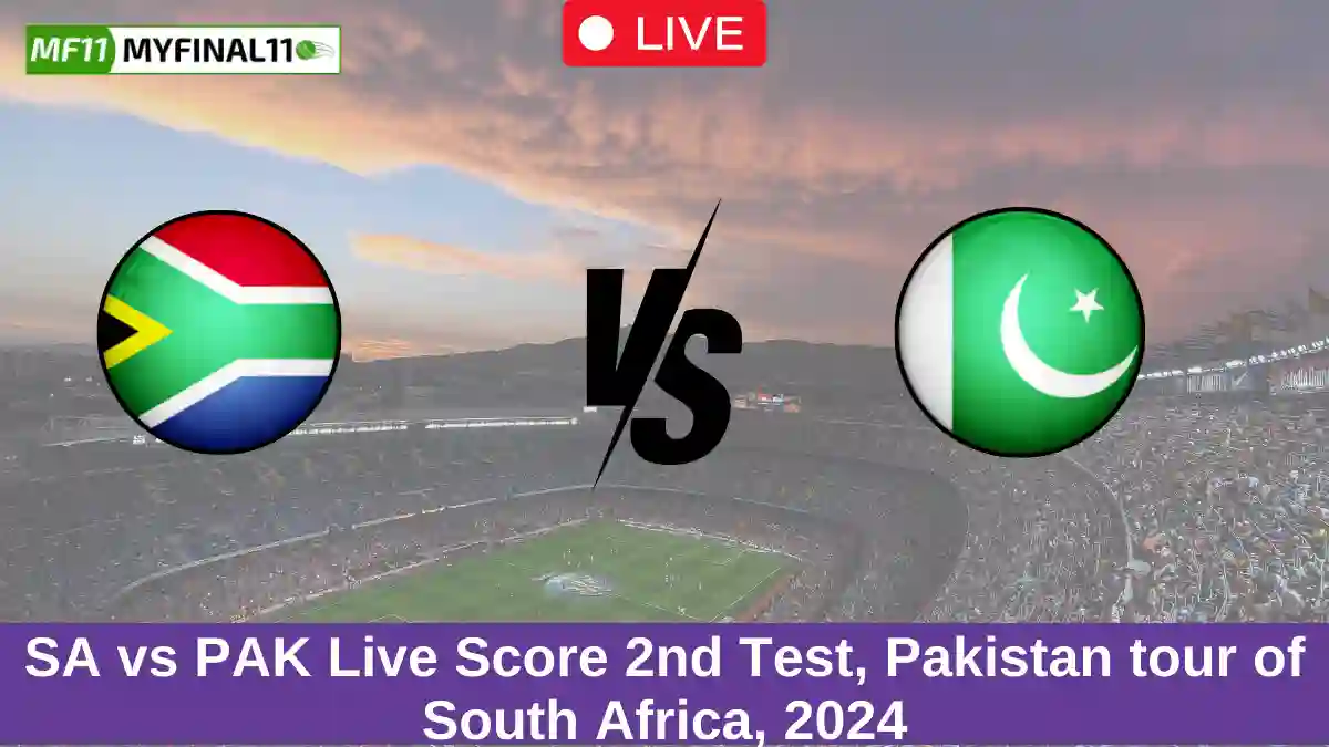 SA vs PAK Live Score 2nd Test, Pakistan tour of South Africa, 2024