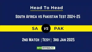 SA vs PAK Player Battle, Head to Head Team Stats, Team Record – South Africa vs Pakistan Test 2024-25