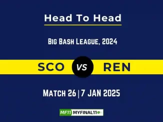 SCO vs REN Player Battle, Head to Head Team Stats, Team Record 2025