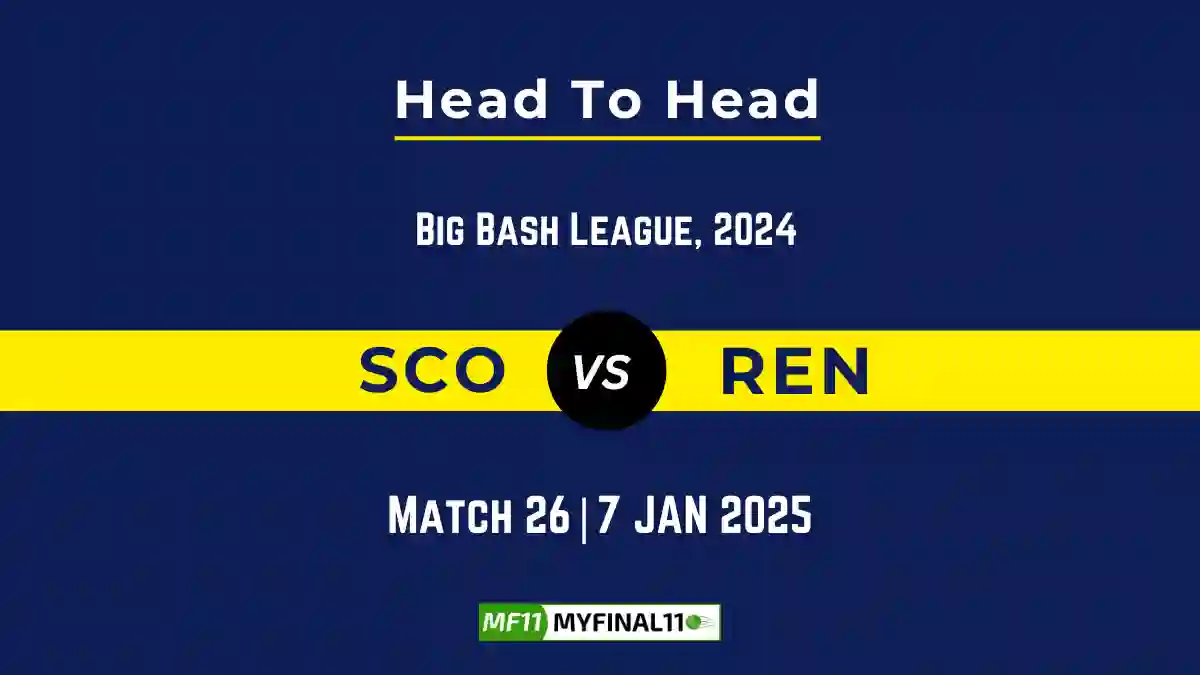 SCO vs REN Player Battle, Head to Head Team Stats, Team Record 2025