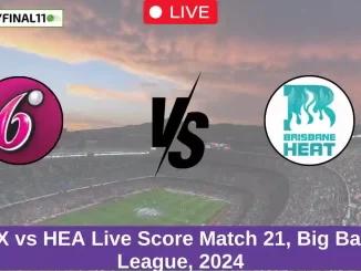 SIX vs HEA Live Score Match 21, Big Bash League, 2024 (1)