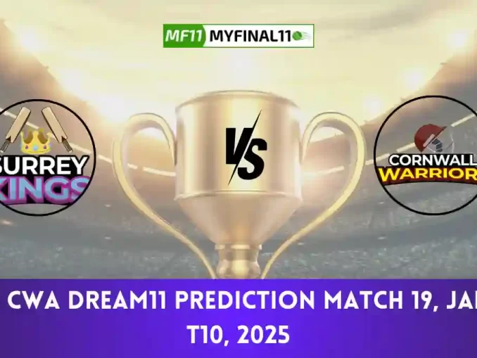 SKI vs CWA Dream11 Prediction Match 19, Jamaica T10, 2025