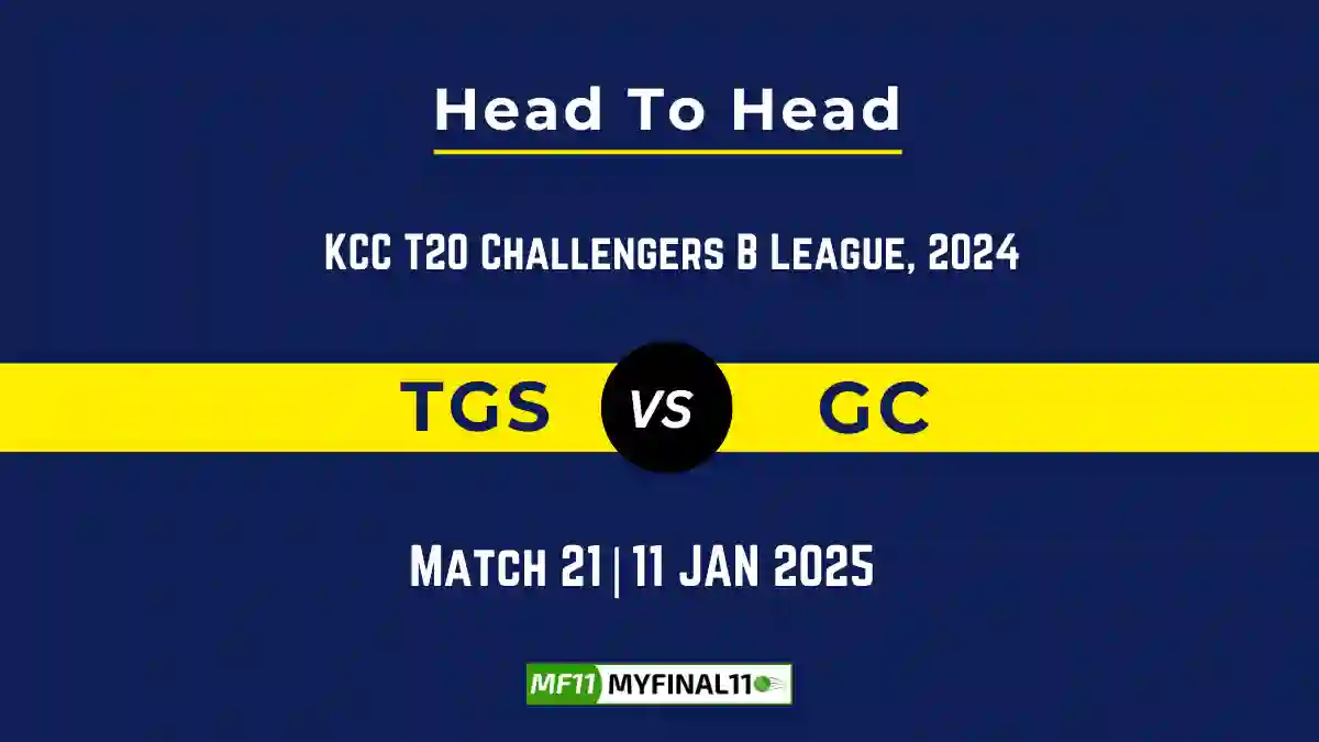 TGS vs GC Player Battle, Head to Head Team Stats, Team Record 2025