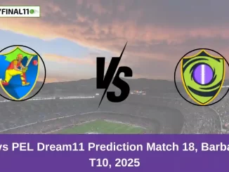 TIT vs PEL Dream11 Prediction Match 18, Barbados T10, 2025