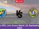 TIT vs PEL Live Score Match 18, Barbados T10, 2025