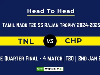 TNL vs CHP Player Battle, Head to Head Team Stats, Team Record