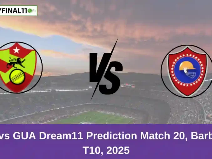 VOY vs GUA Dream11 Prediction Match 20, Barbados T10, 2025