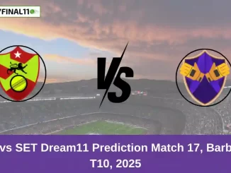 VOY vs SET Dream11 Prediction Match 17, Barbados T10, 2025