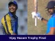 Karnataka vs Vidarbha: Vijay Hazare Trophy Final Match Details