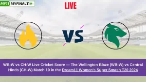 WB-W vs CH-W Live Score: Scorecard, Ball by Ball Commentary - 10th Match, Dream11 Women's Super Smash T20 2024-25