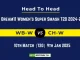 WB-W vs CH-W Player Battle, Head to Head Team Stats, Team Record – Dream11 Women's Super Smash T20 2024-25