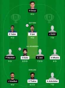 MUM vs SAU Dream11 Prediction Today: Group C Pitch Report, Playing11 and Stats | Indian Domestic OD Trophy 2025