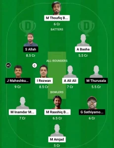 SAS vs THN Dream11 Prediction Today: Match 18 Pitch Report, Playing11 and Stats | Kuwait Challengers League B T20 2024-25